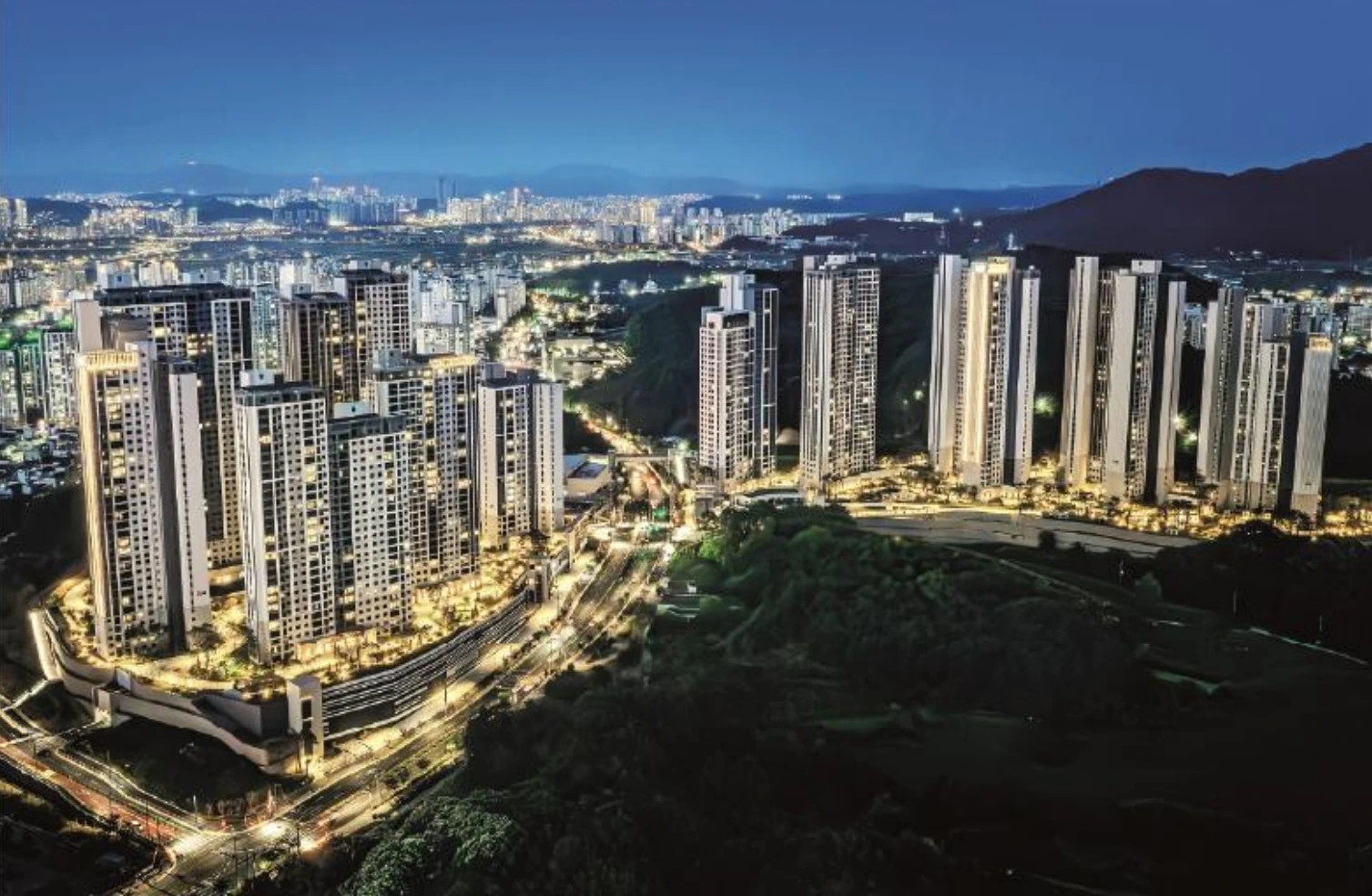 아산 용화동 자이 그랜드파크 1·2단지 실제 전경